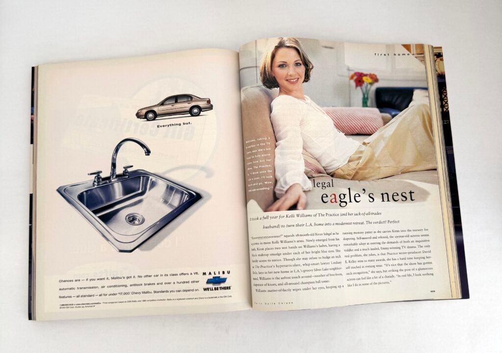 InStyle Magazine Mention, 1999, Steve Hodowsky Artist